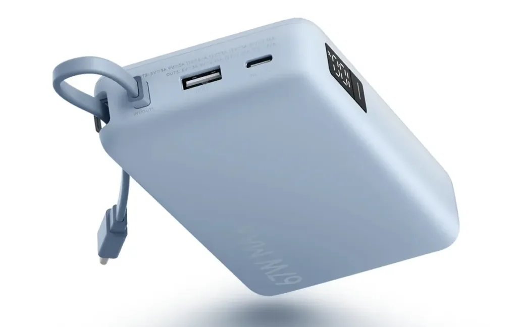 Xiaomi 67W Power Bank 20000 Integrated Cable svetle modra