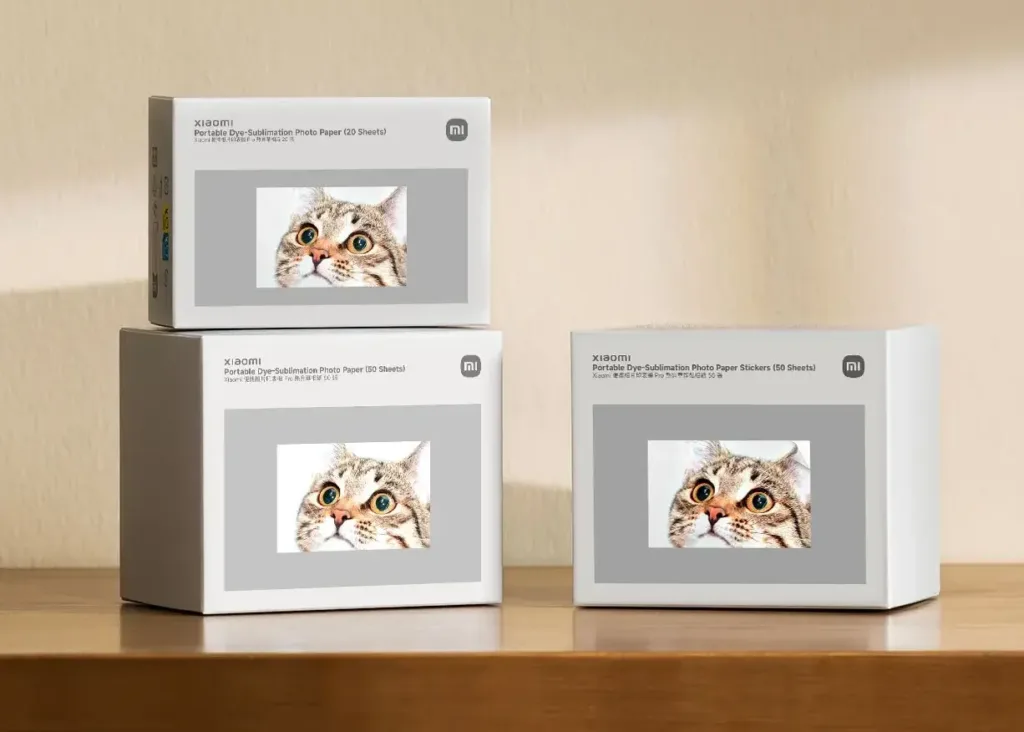 Xiaomi Portable Photo Printer Pro prislusenstvi