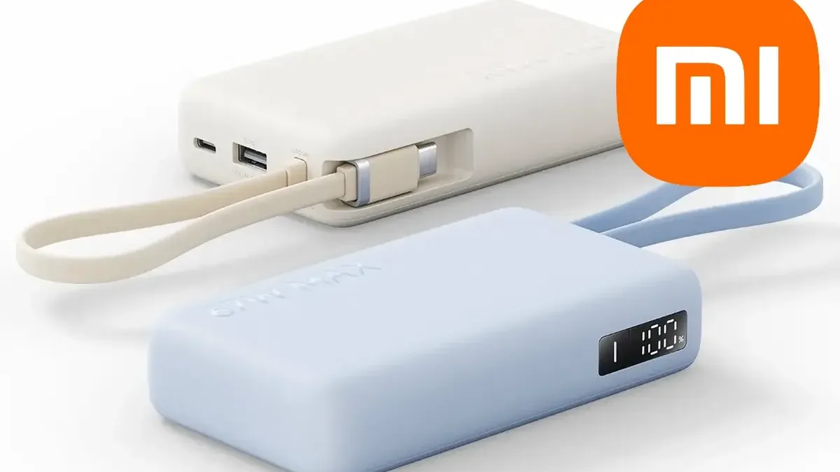 Nová powerbanka od Xiaomi má integrovaný kabel, displej a 67W výkon. Přitom nestojí mnoho