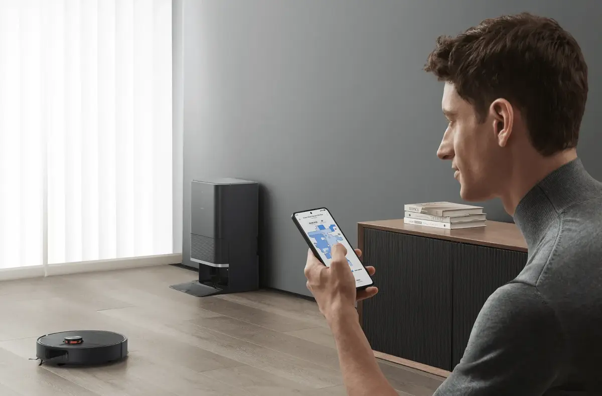 Xiaomi Robot Vacuum X20 Max ovladani smartphonem vysavac dokovaci stnaice