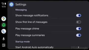 android auto material you barevne akcenty modra