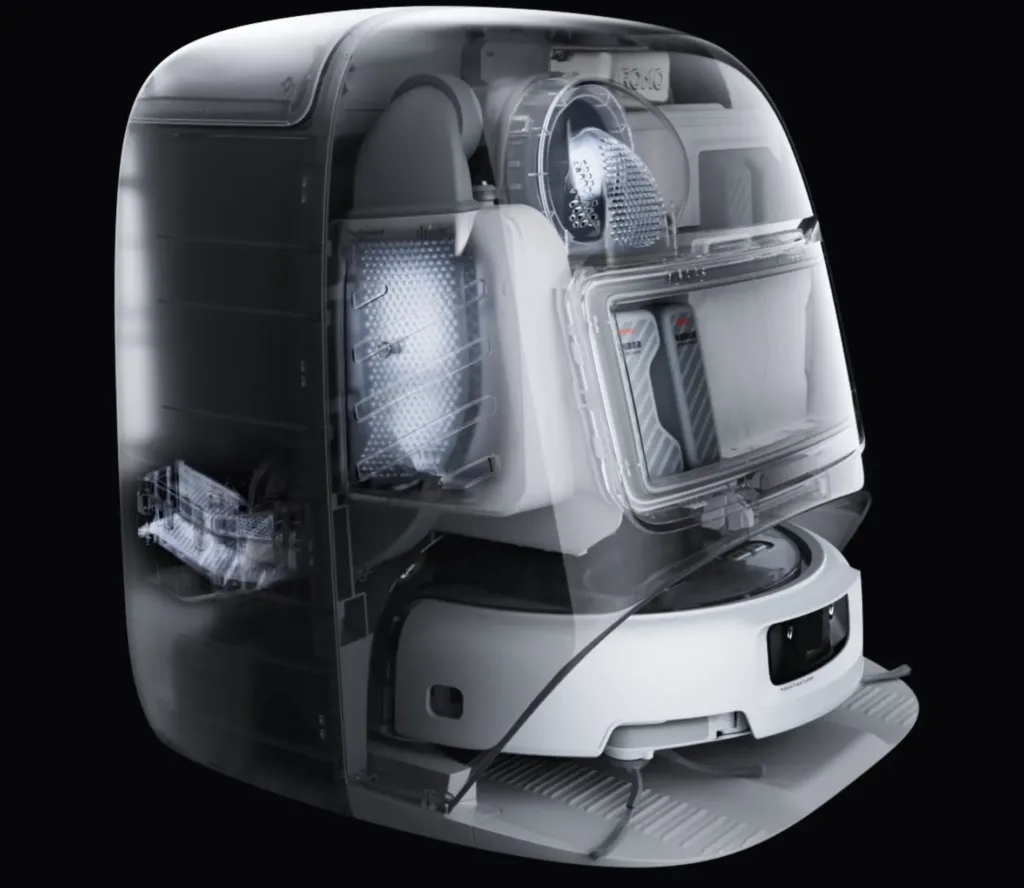 dji romo s v nabijeci stanici render