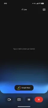 google gemini live mapy google