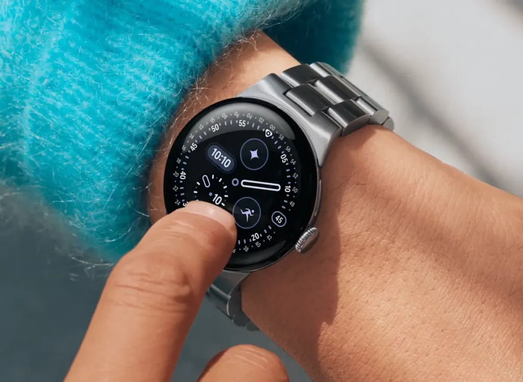 google pixel watch 4 displej na zapesti