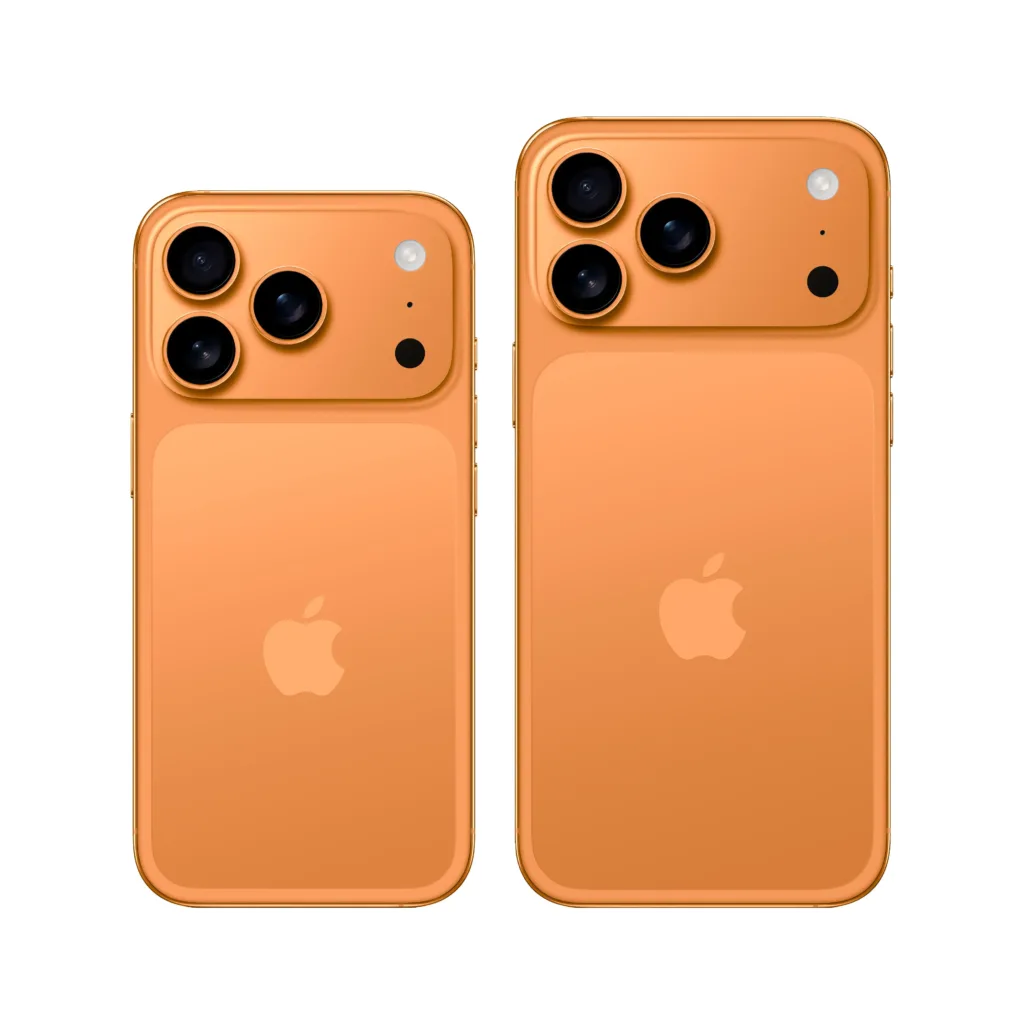 iphone 17 pro oranzova barva render