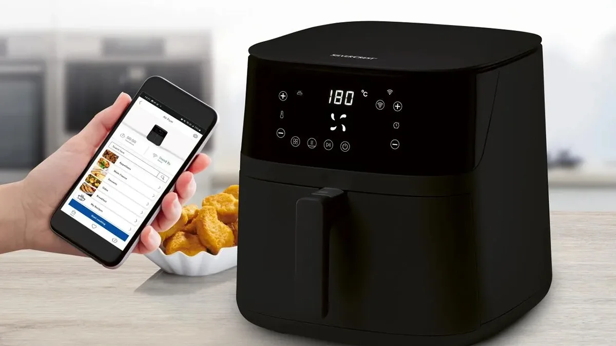 LIDL prodává chytrou fritézu za super peníze! Má Wi-Fi a velký objem, sleva platí pouze dnes