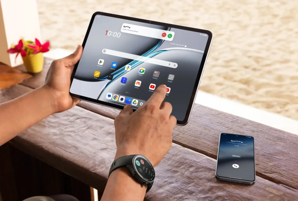 oneplus pad 2 displej volani z telefonu