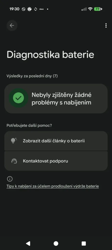 Diagnostika baterie