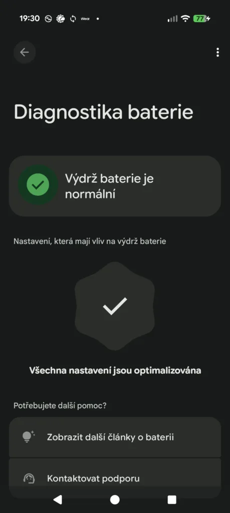 Diagnostika baterie