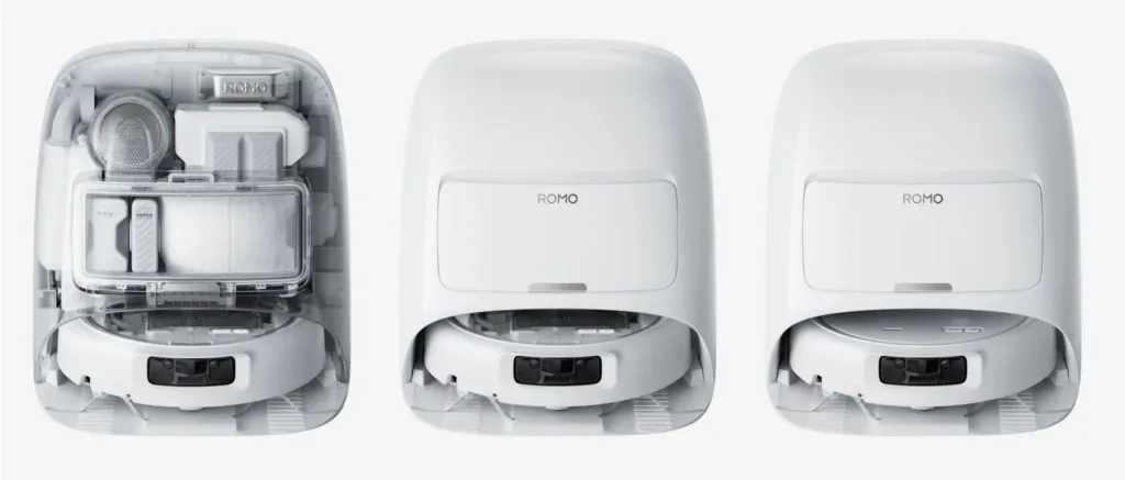 roboticke vysavace dji romo p a s