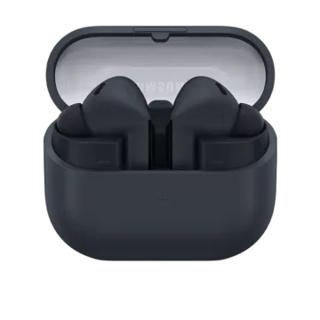 samsung galaxy buds fe3 cerna v otevrene krabicce