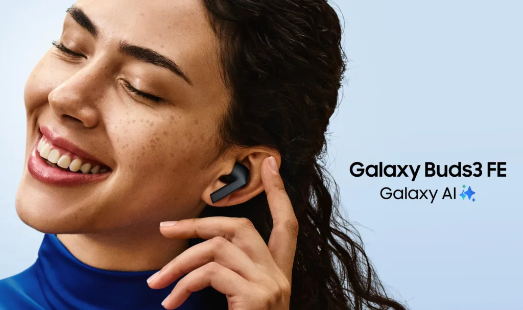samsung galaxy buds3 fe v uchu
