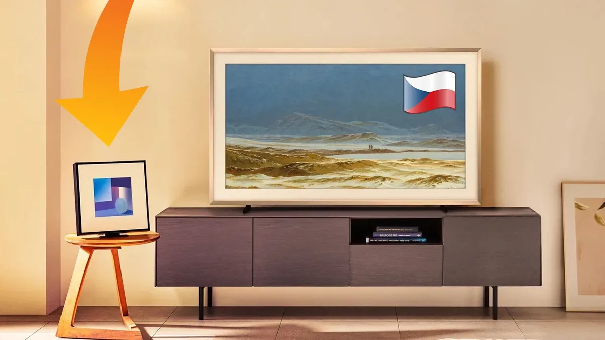Stylový rámeček místo soundbaru! Nádherný Samsung Music Frame zlevnil v Česku na méně než polovinu