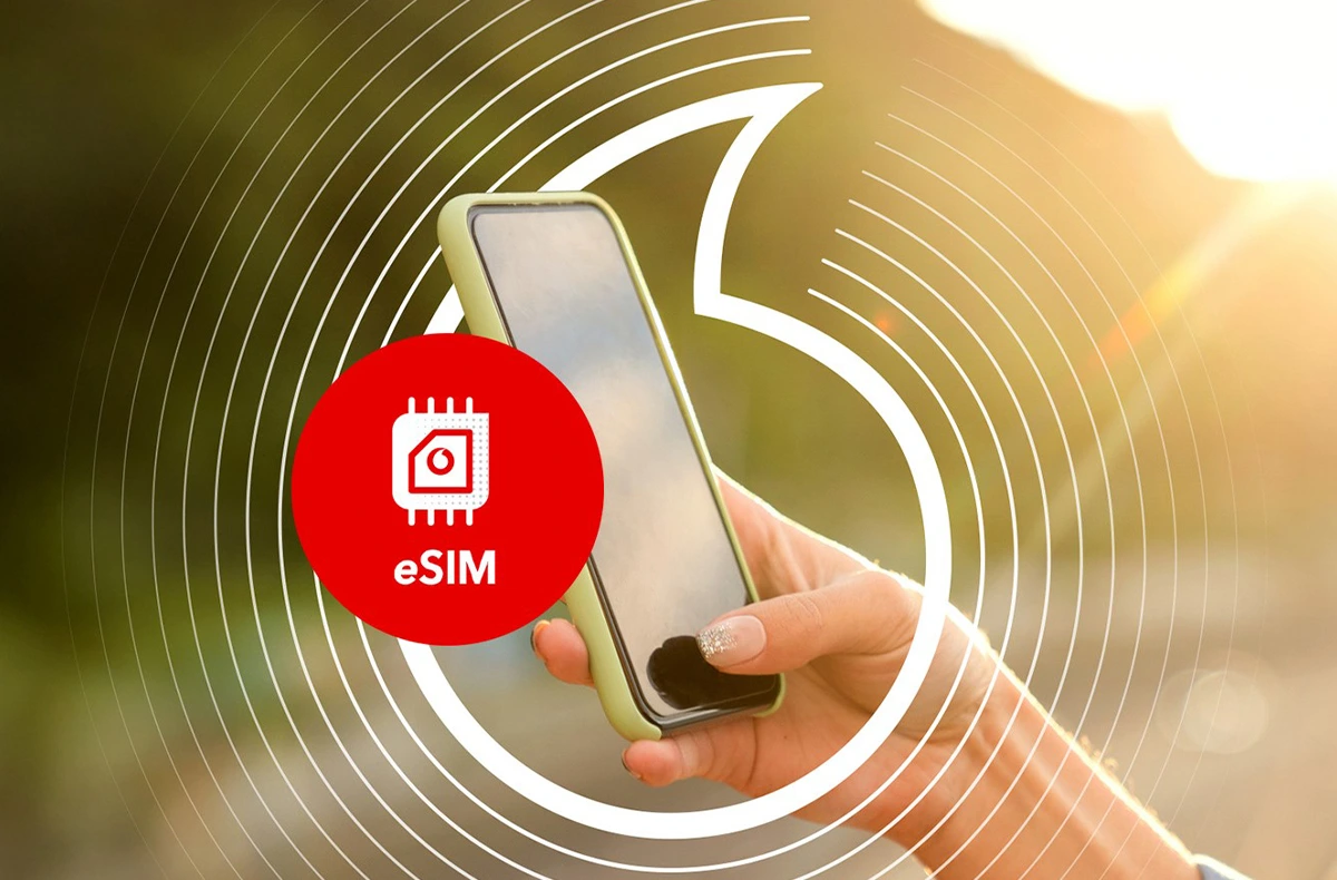 vodafone esim karta
