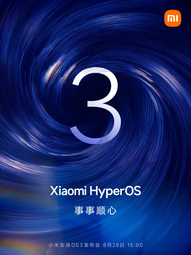 xiaomi hyperos 3 oficialni plakat