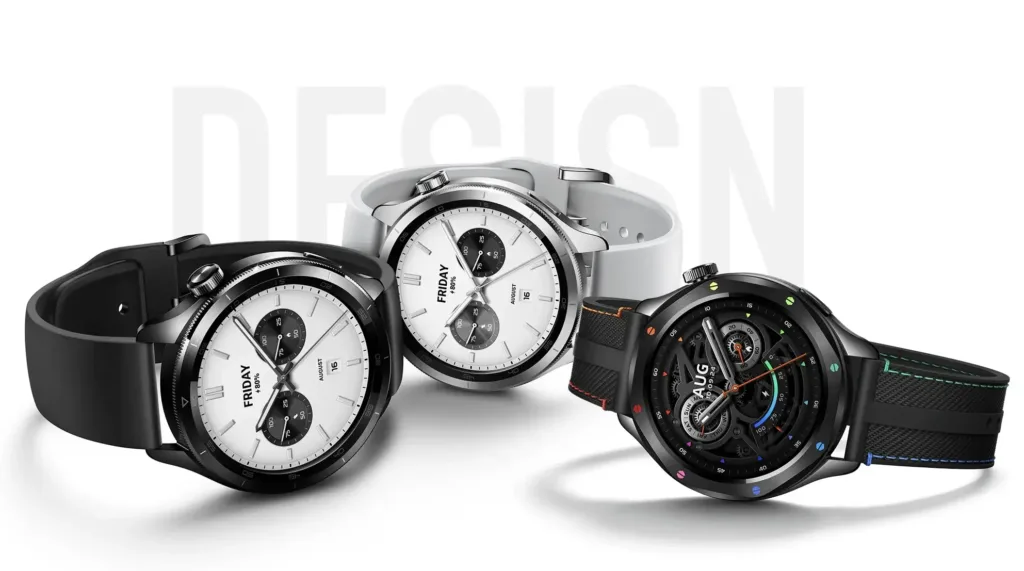 xiaomi watch s4 design tri barevne varianty