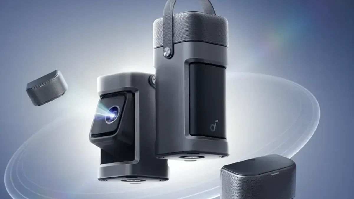 Anker překvapil projektory s netradičním řešením zvuku. Jeden má odnímatelný reproduktor, druhý sází na překlápěcí mechanismus
