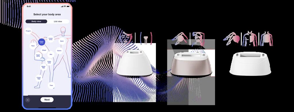 Braun Smart IPL Skin I Expert PL7253 propojeni s aplikaci