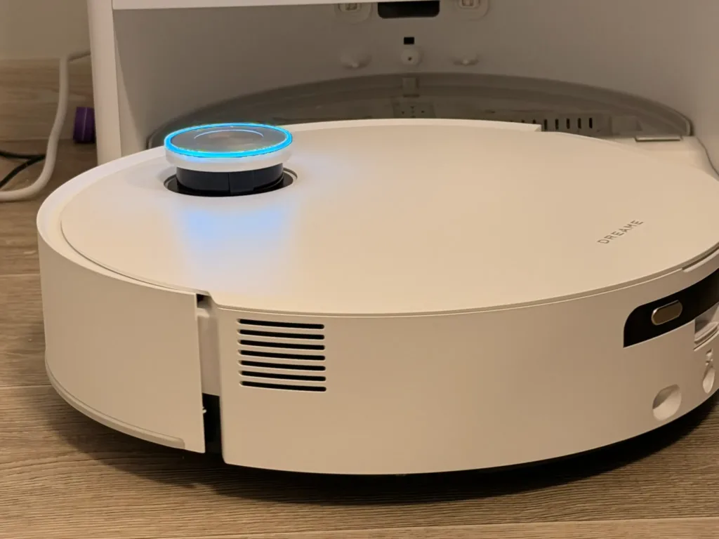 Dreame Aqua10 Ultra Roller vyjizdeci laser