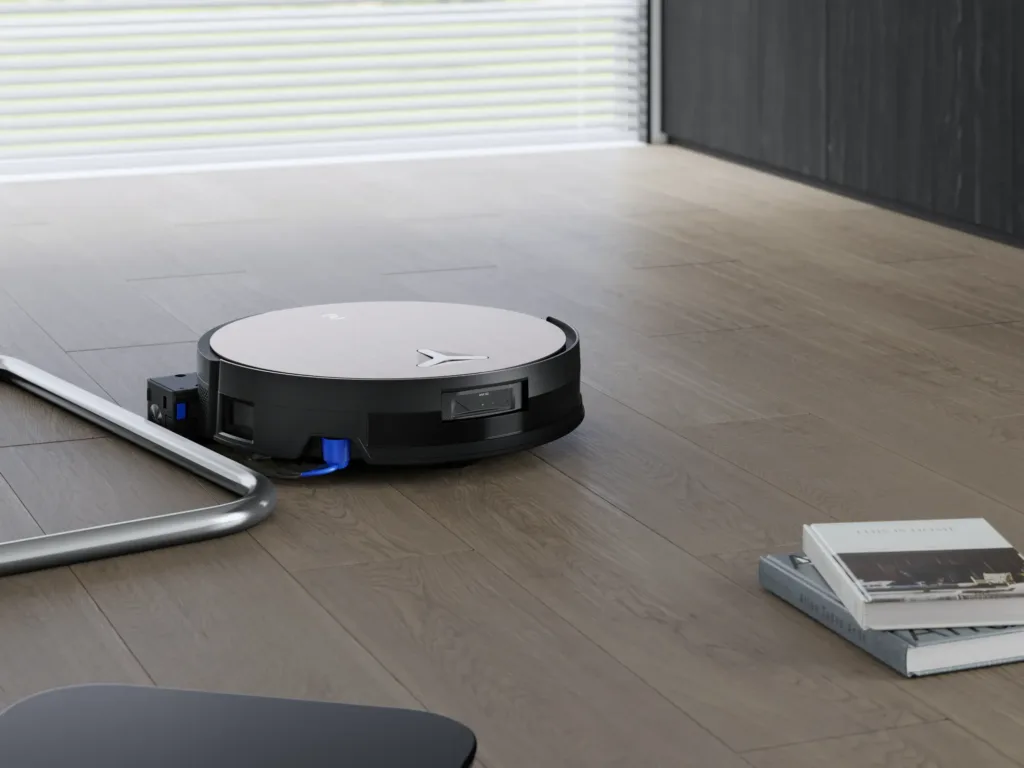 Ecovacs DEEBOT X11 OmniCyclone s prekazkami na ceste