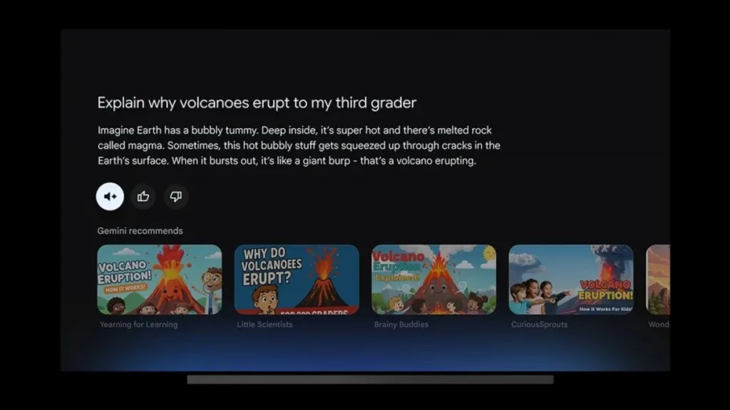 Gemini Google TV