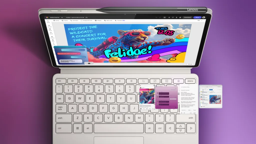Lenovo Yoga Tab klavesnice a pero