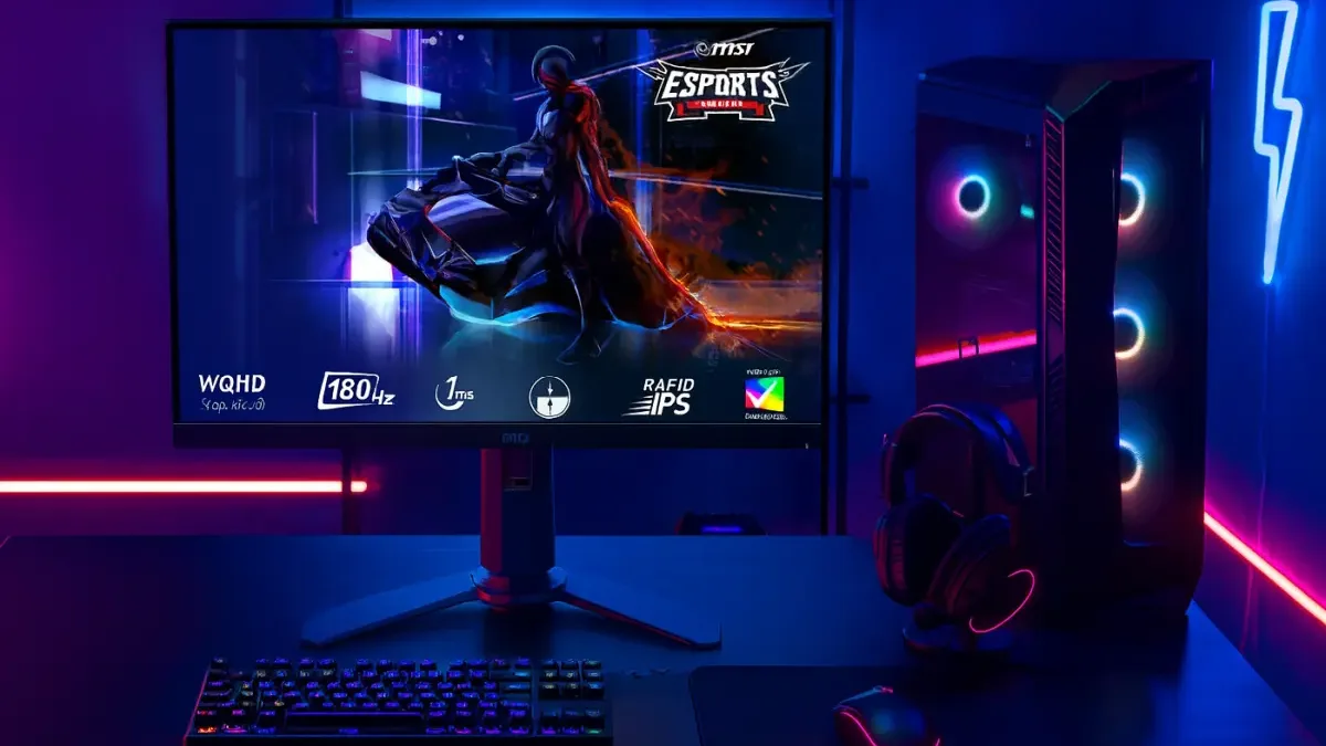 Skvělá akce! Oblíbený WQHD monitor MSI se 180 Hz teď stojí jen 3 992 Kč