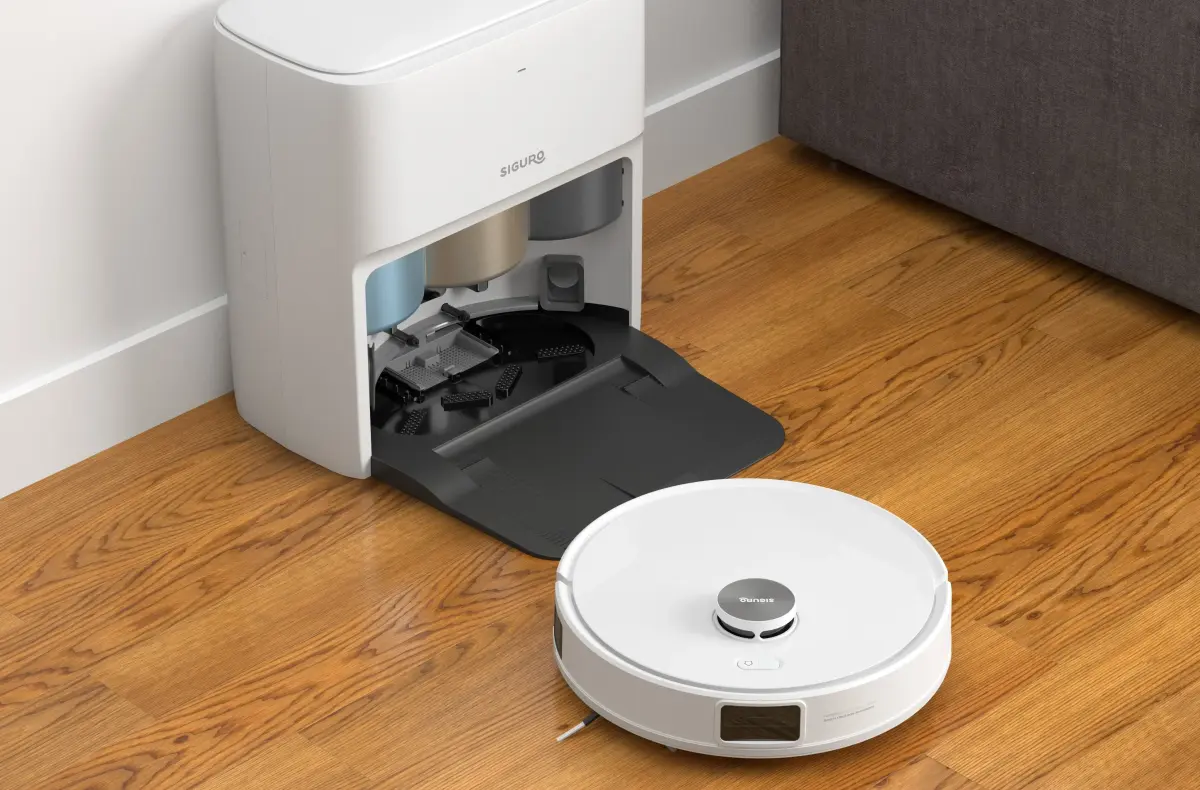 Siguro RV S900W TURBOVac Navigator Elite AI se stanici v domacnosti