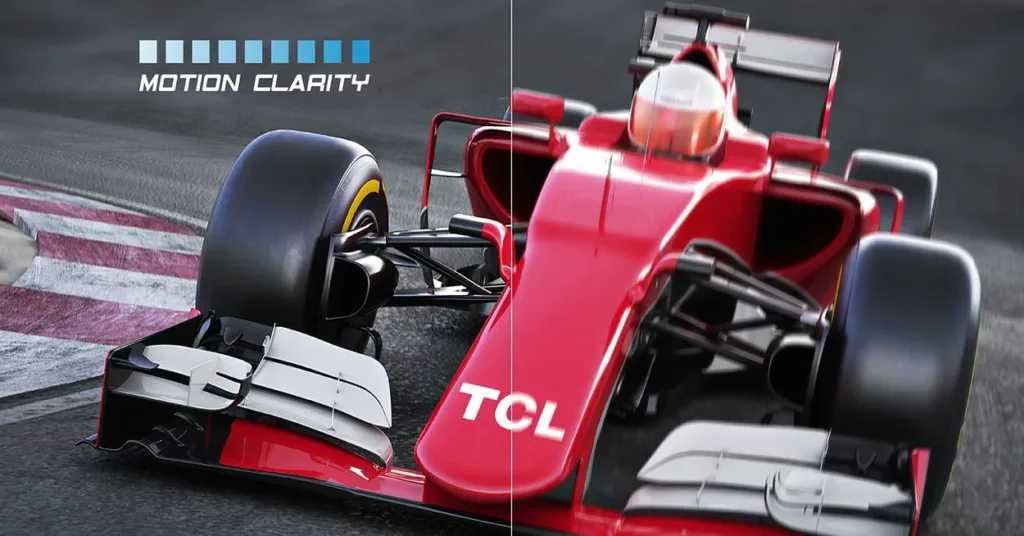 TCL 65T8C motion clarity gaming