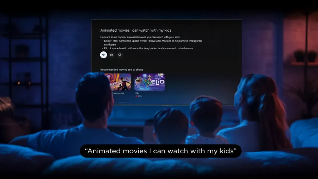 TCL QM9K google gemini filmy pro deti