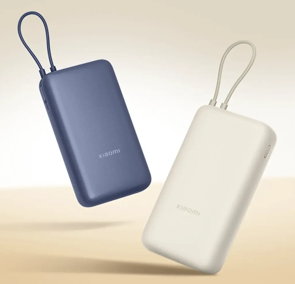 Xiaomi 33W Power Bank 20000mAh Integrated Cable barevne varianty