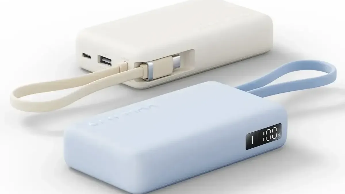 Xiaomi představilo výkonnou powerbanku s 10 000mAh kapacitou a integrovaným kabelem. Co na ni říkáte?