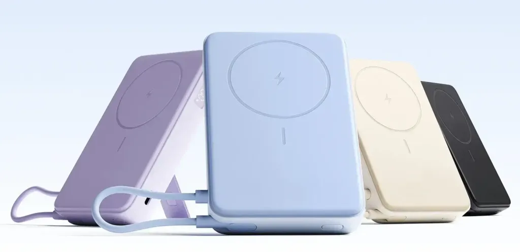 Xiaomi Magnetic Power Bank 10000 with Built in Stand barevne verze