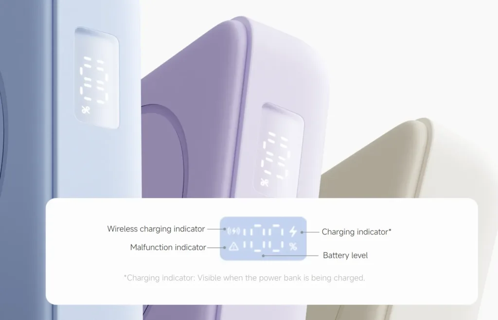 Xiaomi Magnetic Power Bank 10000 with Built in Stand displej