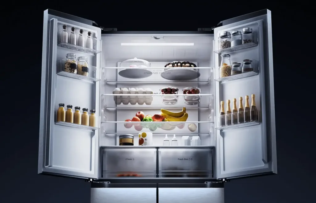 Xiaomi Mijia Refrigerator Cross Door 502L vnitrek