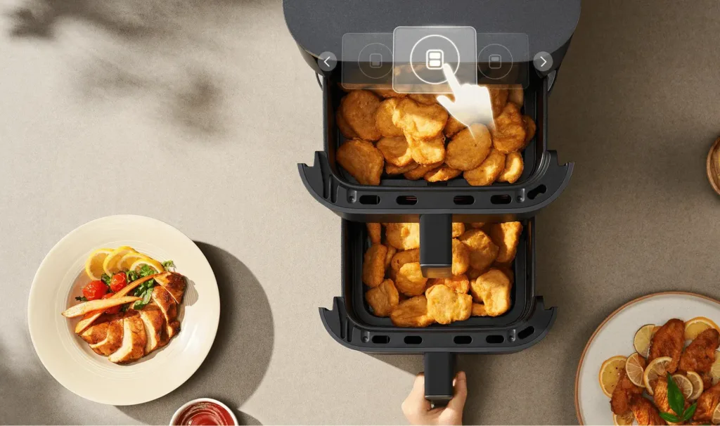 Xiaomi Smart Double Stack Air Fryer 12L ovladani dva kose