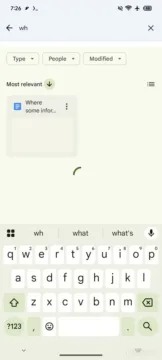 google dokumenty vyhledavani v aplikaci ui po aktualizaci