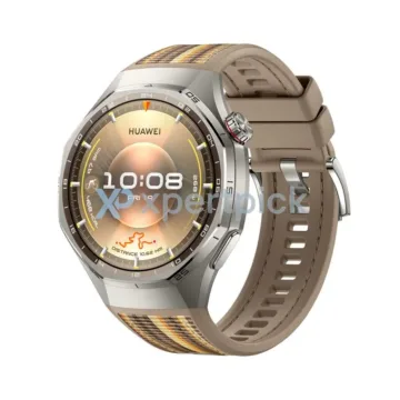 huawei watch gt 6 pro 46mm stribrna s hnedym reminkem