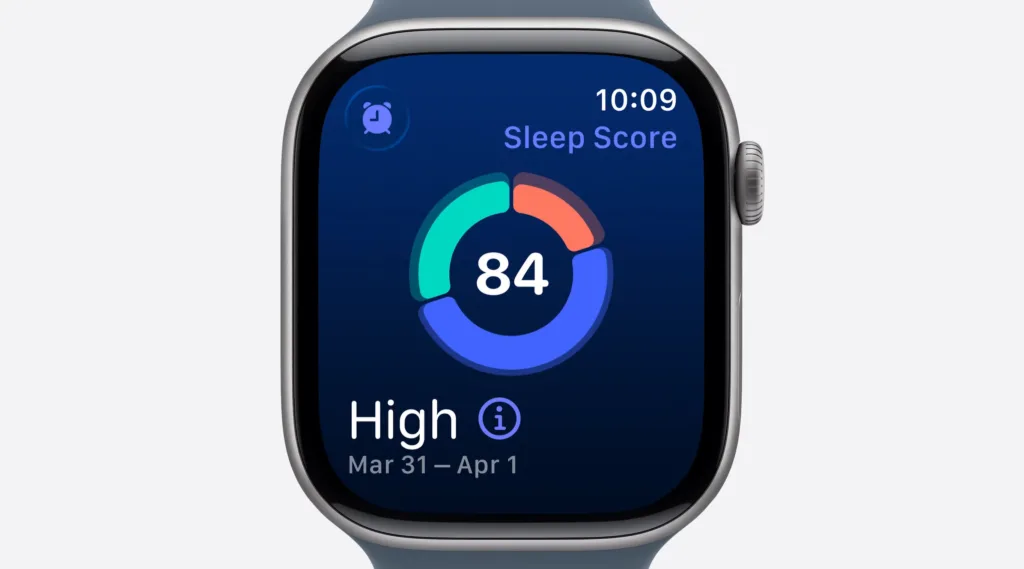 měření spánku apple watch