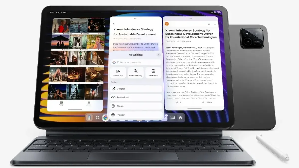 Xiaomi Pad 8 Pro zazářil v Geekbench. Dostane špičkový Snapdragon, velkou porci RAM a HyperOS 3