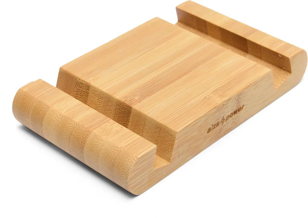 AlzaPower Bamboo Stand Essential