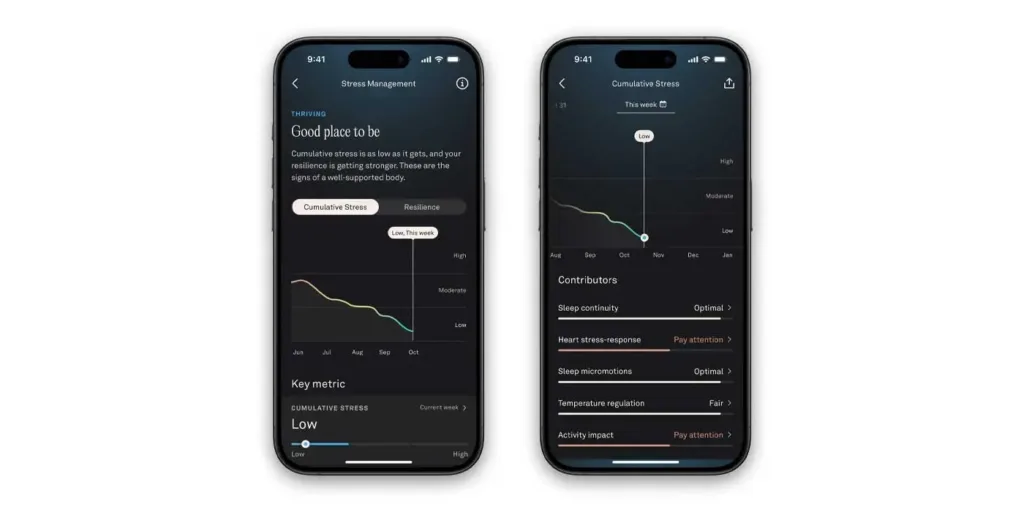 Oura app redesign 2025 2