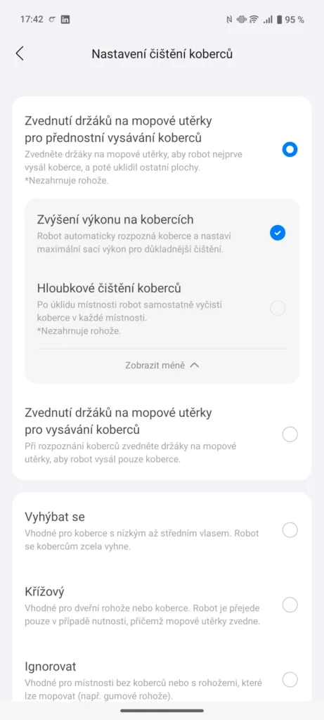 Roborock aplikace 19