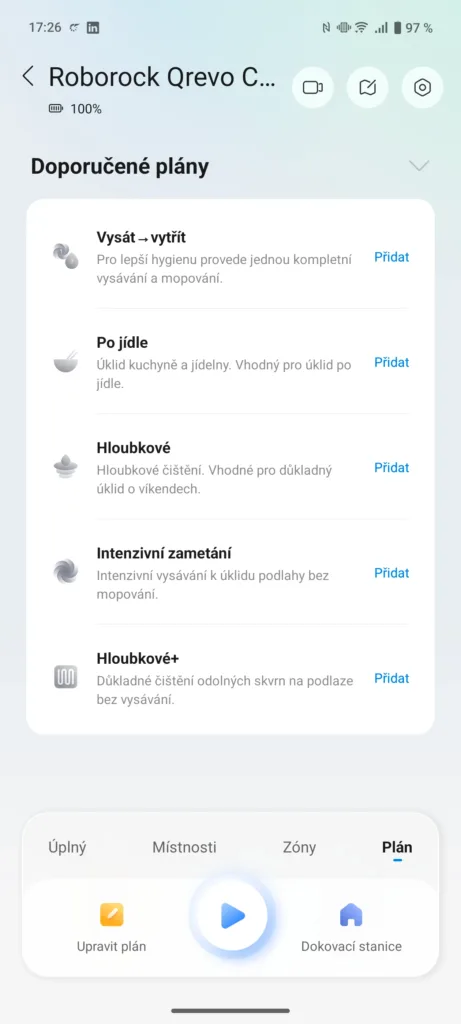 Roborock aplikace 8