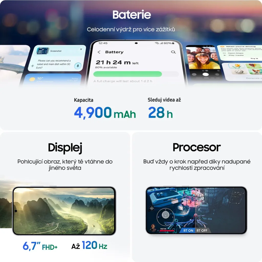 Samsung Galaxy S25 FE sleva parametry