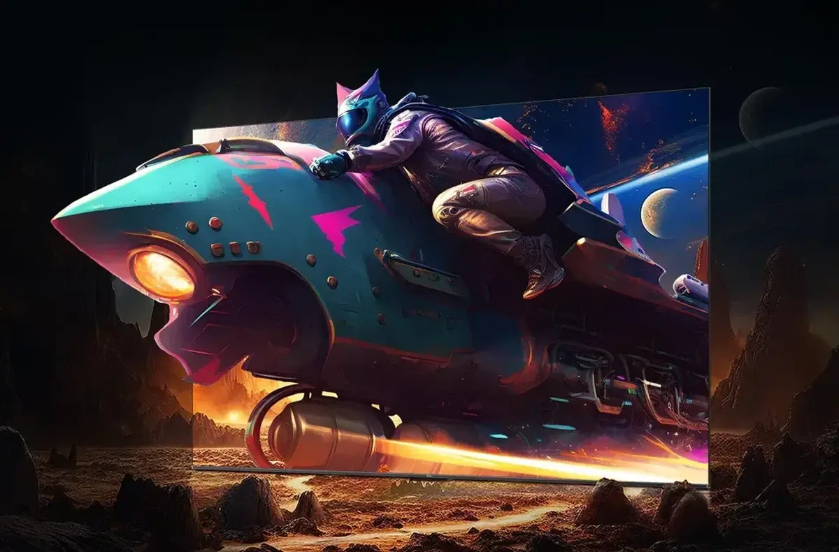 TCL 55Q6C herni rezim ilustrace