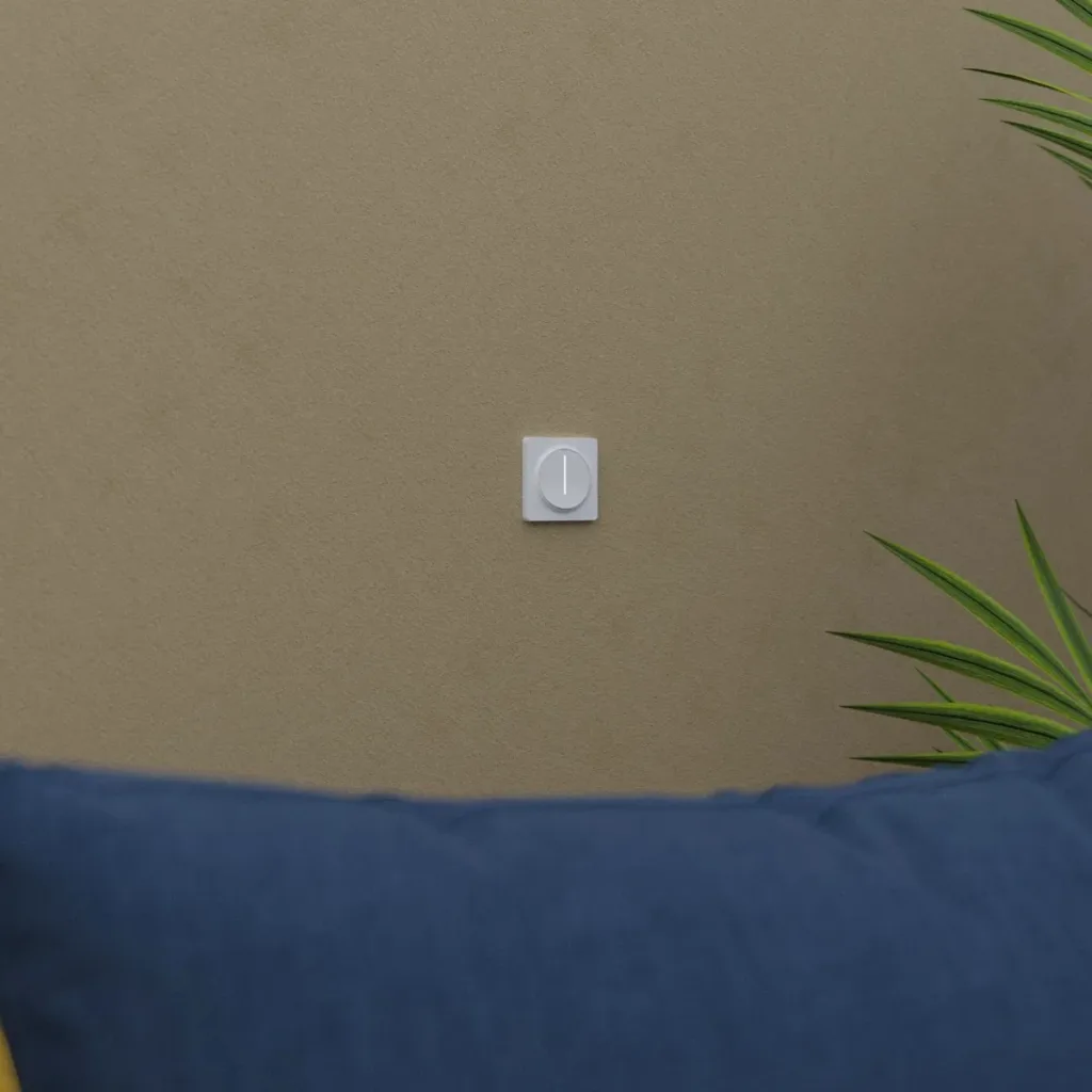 Tesla Smart Dimmer Touch na stene