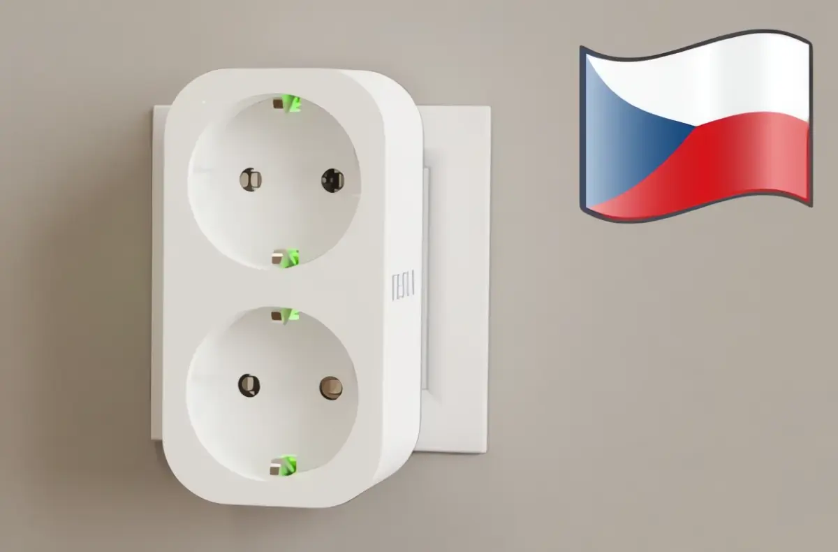 Tesla Smart Plug Dual SD300 ve zdi zepredu