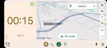 android auto widget hodiny android authority