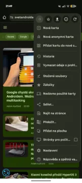 google chrome material 3 expressive menu